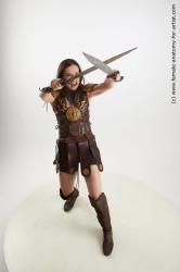 Fighting reference poses Zolzaya