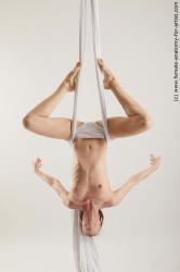 Aerial silk reference poses Tracey