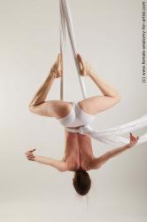 Aerial silk reference poses Tracey