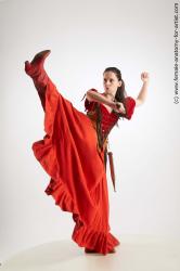 Fighting reference poses Zolzaya