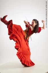 Fighting reference poses Zolzaya