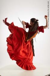 Fighting reference poses Zolzaya