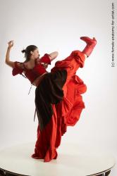 Fighting reference poses Zolzaya