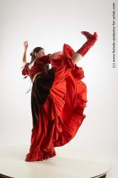 Fighting reference poses Zolzaya