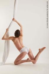 Aerial silk reference poses Tracey