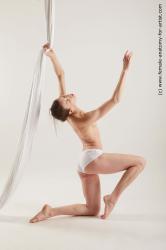 Aerial silk reference poses Tracey